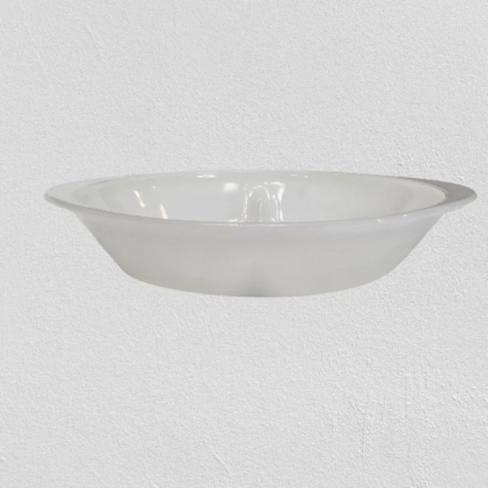VINTAGE  GlasBake Milk‎ Glass  Divided Bake Serving Dish J-2352  12